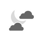 Cloudy Night Icon 128x128 png